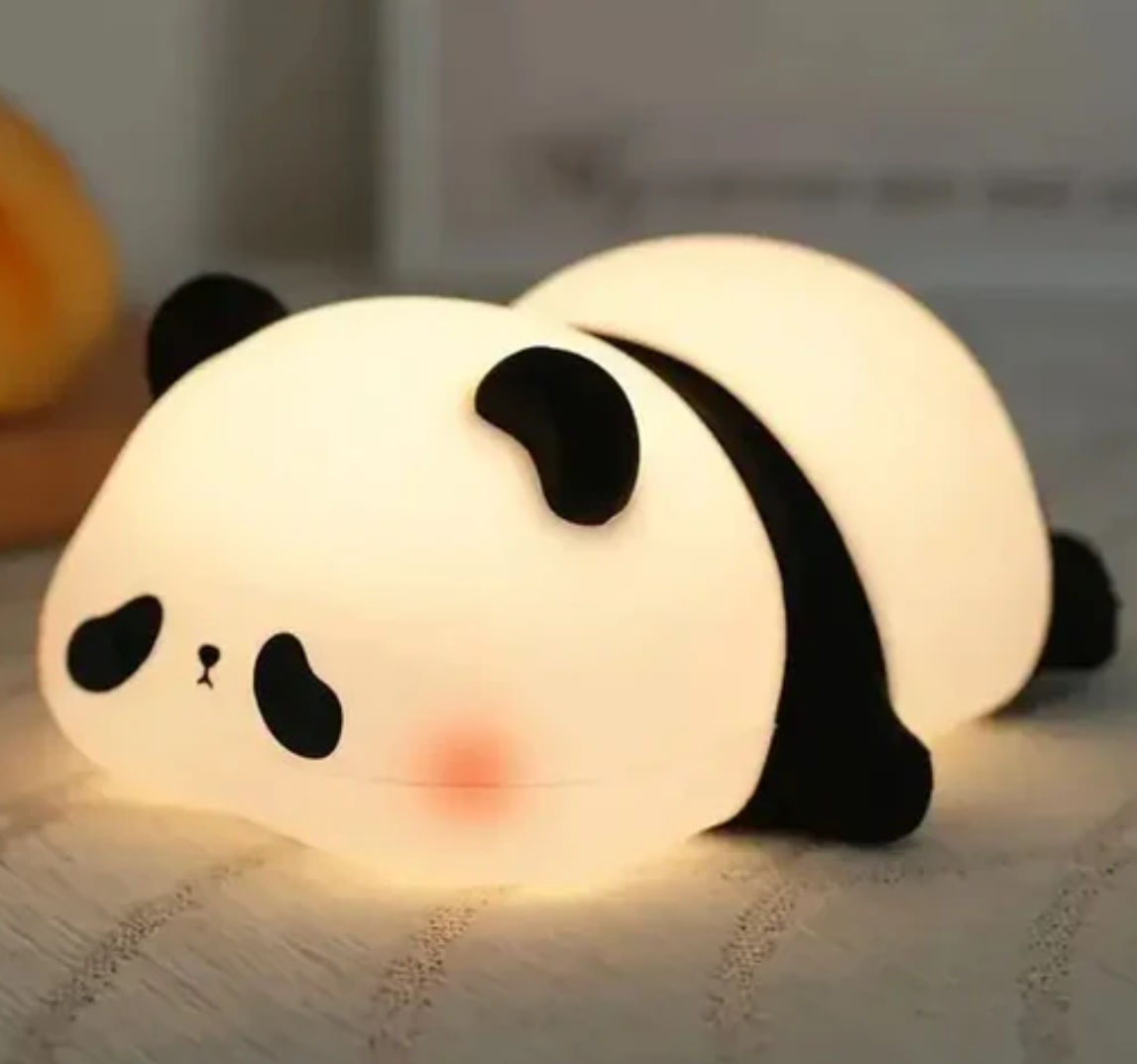 Rechargeable Panda Lamp | Cute Panda Night Light | Soft Silicon Lamp For Room Decoration | Panda Lamp
