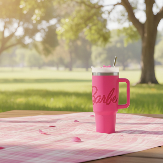 Master Barbie Tumbler – Stylish, Durable & Leak-Proof Drinkware - Pink Color