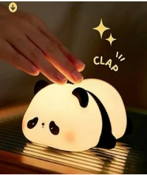 Rechargeable Panda Lamp | Cute Panda Night Light | Soft Silicon Lamp For Room Decoration | Panda Lamp
