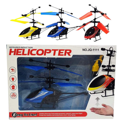 Infrared Induction LED Helicopter – Hand Sensor Controlled, Rechargeable Flying Toy | Helicopter For Children