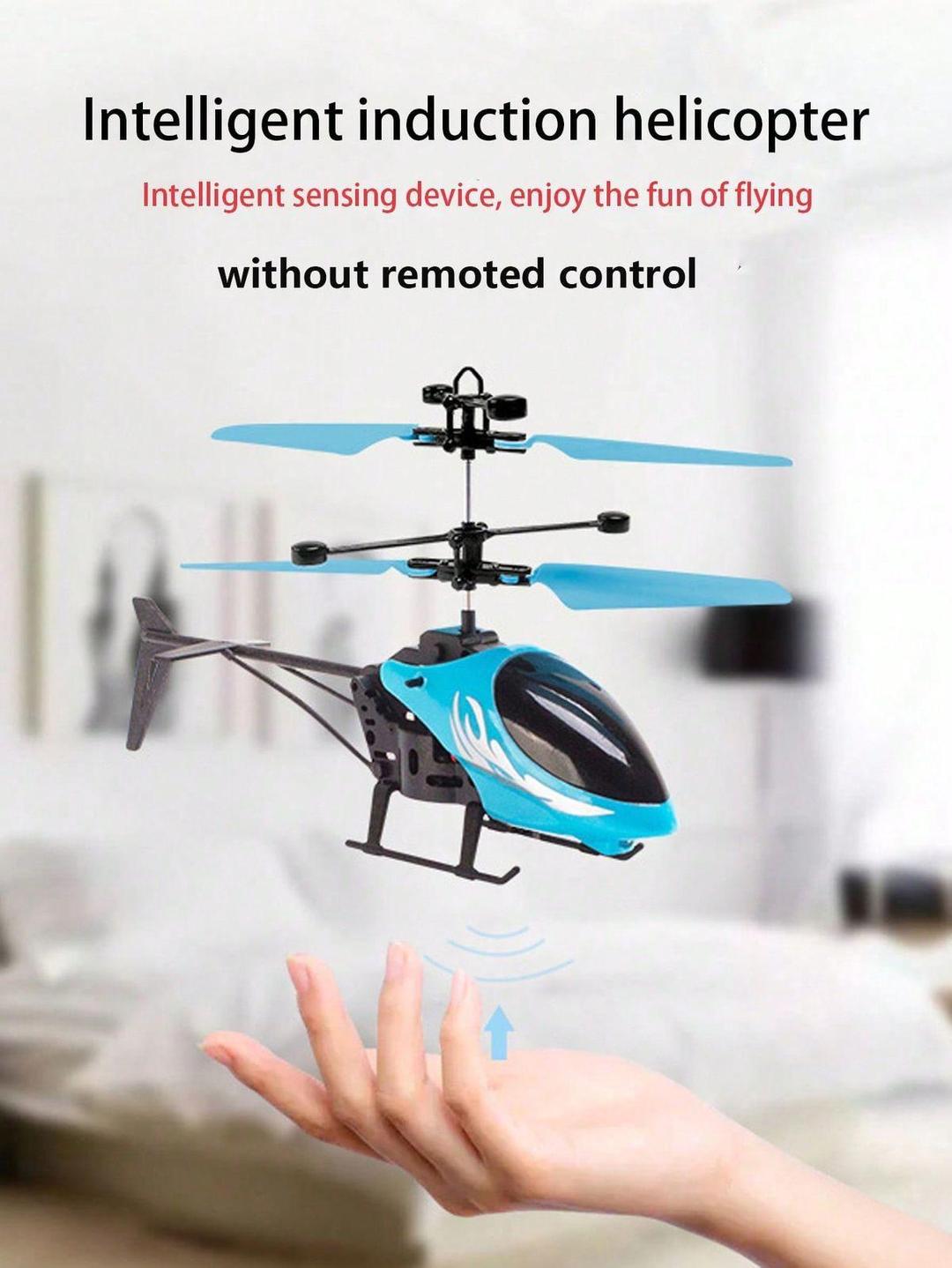 Infrared Induction LED Helicopter – Hand Sensor Controlled, Rechargeable Flying Toy | Helicopter For Children