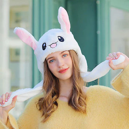 Bunny Caps: Winter Plush Ear Muffs & Ear Warmers with LED Lights